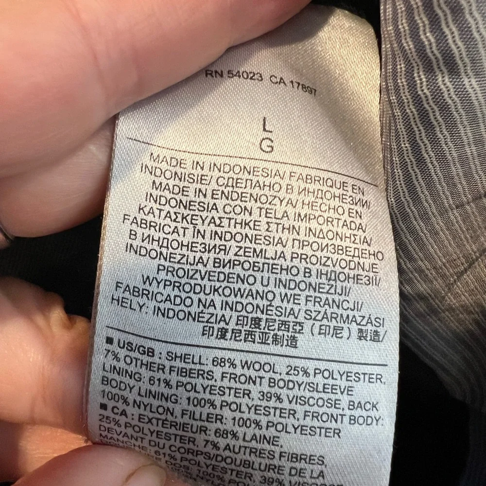 Banana Republic Men's Dark Trench Coat with Quilted Lining